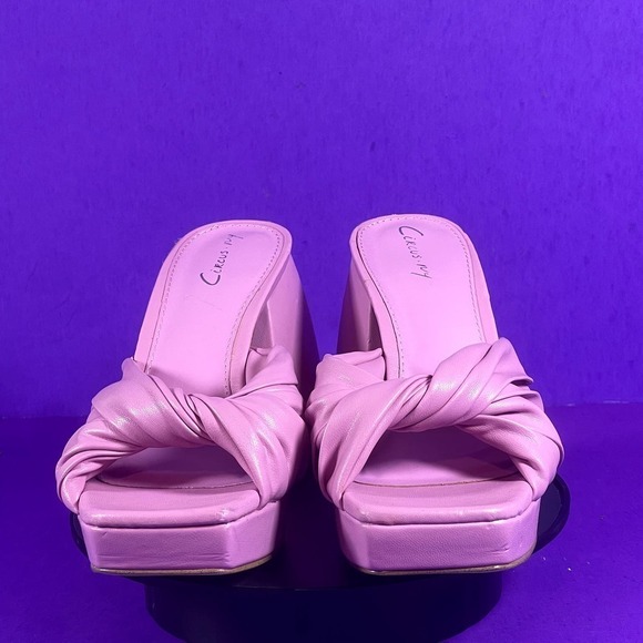 Circus Ny By Sam Edelman Women's Purple Marianna Heeled Sandal Shoe Size 5 - Picture 2 of 9